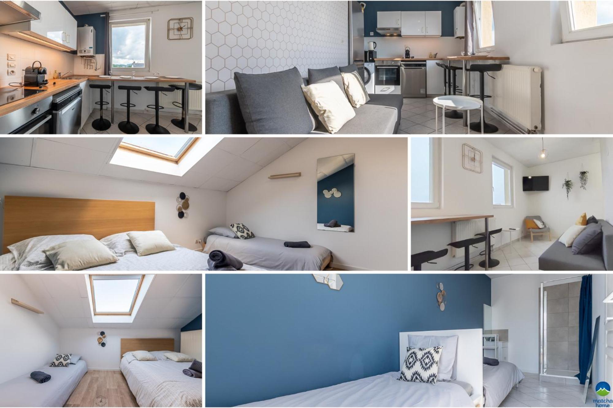 3 Appts - 3 A 7 Lits - Parfait 6 A 10 Pers - Max 26 Pers - 1 Immeuble - Convivialite, Rentabilite ------ English - 3 Apts - 3 To 7 Beds - Ideal For 6 To 10 Guests - Up To 26 - Same Building - Friendly, Flexible Hettange-Grande Extérieur photo