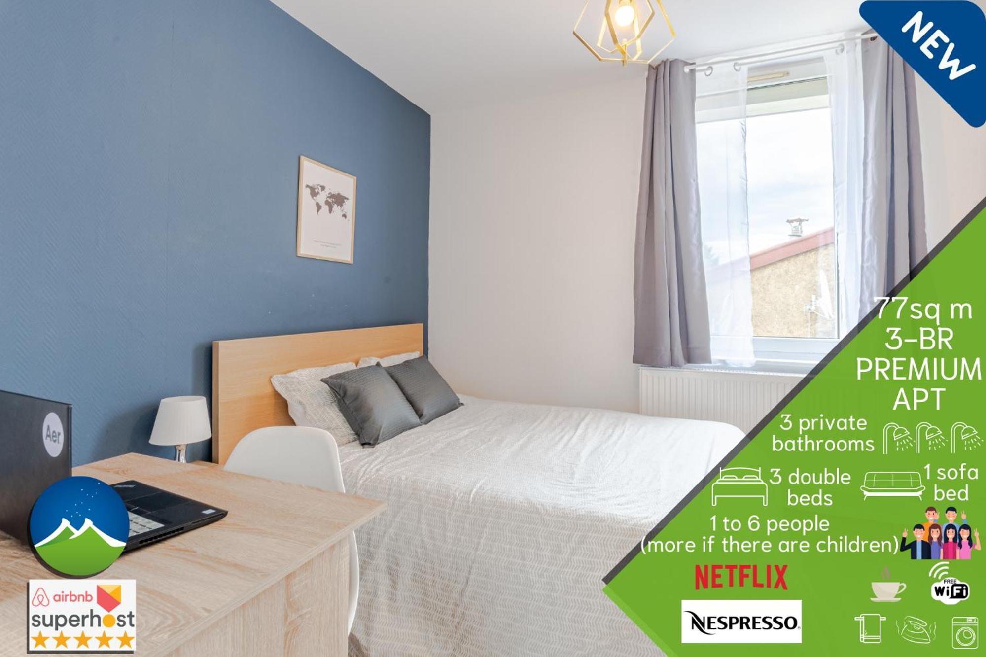 3 Appts - 3 A 7 Lits - Parfait 6 A 10 Pers - Max 26 Pers - 1 Immeuble - Convivialite, Rentabilite ------ English - 3 Apts - 3 To 7 Beds - Ideal For 6 To 10 Guests - Up To 26 - Same Building - Friendly, Flexible Hettange-Grande Extérieur photo