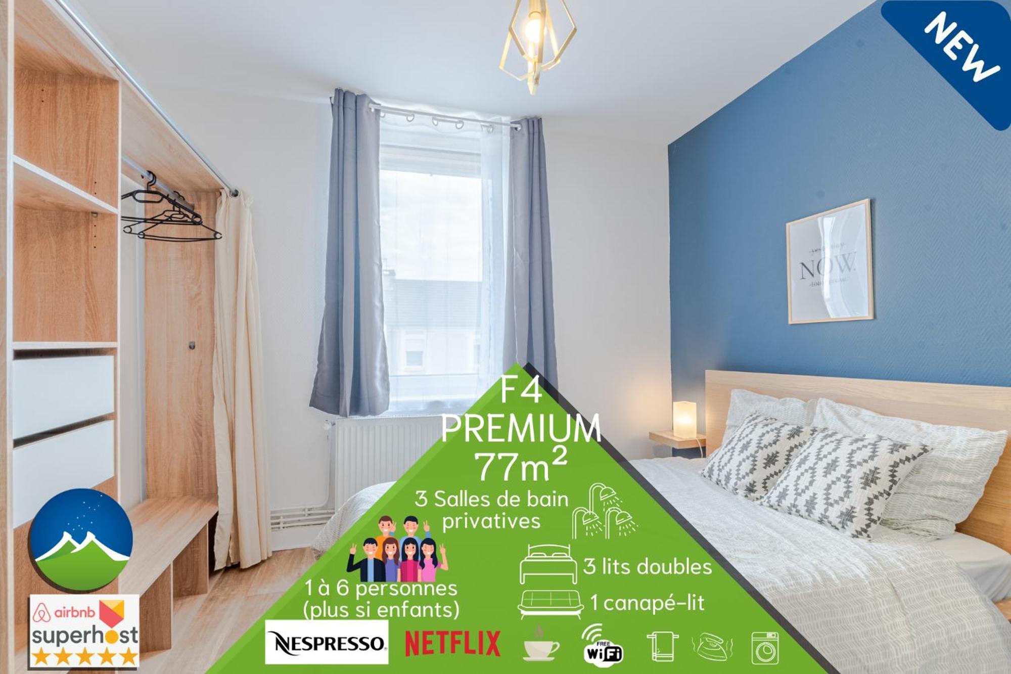 3 Appts - 3 A 7 Lits - Parfait 6 A 10 Pers - Max 26 Pers - 1 Immeuble - Convivialite, Rentabilite ------ English - 3 Apts - 3 To 7 Beds - Ideal For 6 To 10 Guests - Up To 26 - Same Building - Friendly, Flexible Hettange-Grande Extérieur photo